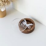 Engagement Ring Box gypsum with acrylic lid and magnet