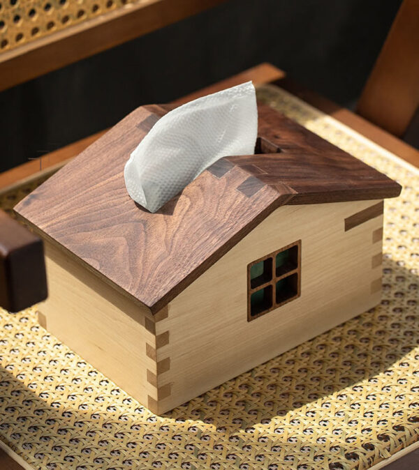 classic-design-mini-tiny-house-wooden-tissue-box-1 Classic Design Mini Tiny House Wooden Tissue Box