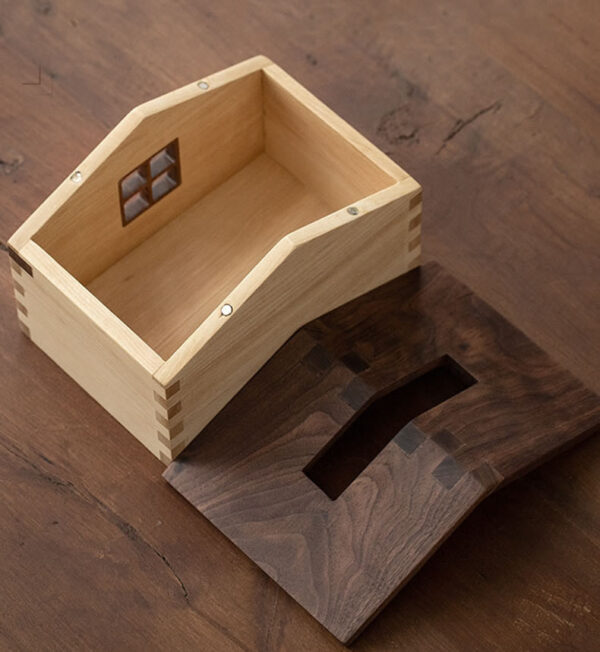 classic-design-mini-tiny-house-wooden-tissue-box-5 Classic Design Mini Tiny House Wooden Tissue Box