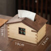 classic-design-mini-tiny-house-wooden-tissue-box-6 Classic Design Mini Tiny House Wooden Tissue Box