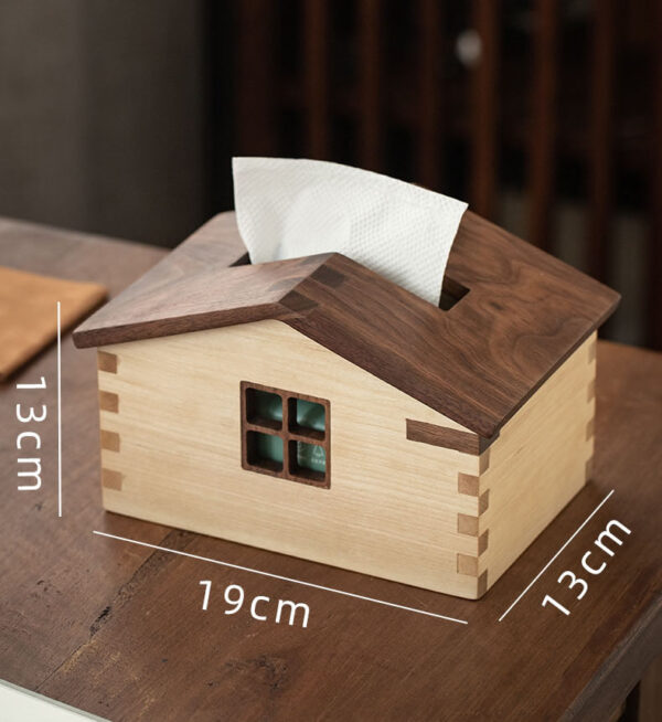 classic-design-mini-tiny-house-wooden-tissue-box-6 Classic Design Mini Tiny House Wooden Tissue Box